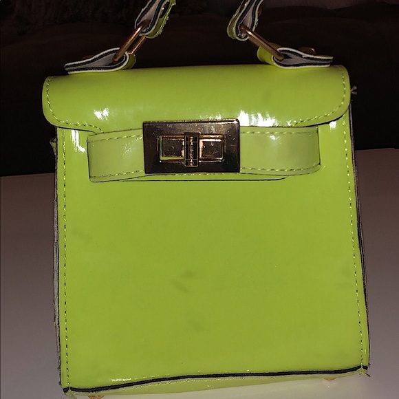 Lime Green Mini Bag - Picture 2 of 2